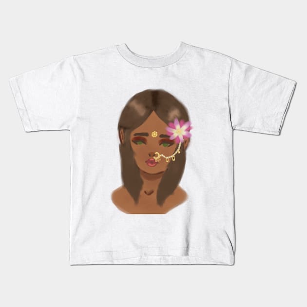 Lotus Kids T-Shirt by Poog